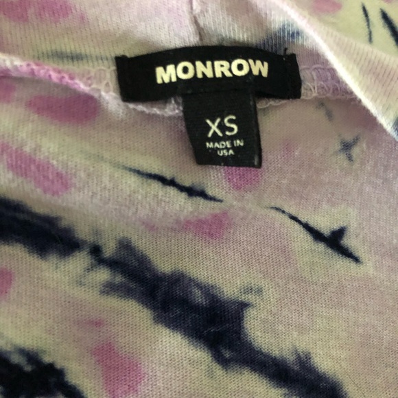 Monrow Bamboo Burst Tie Dye Tee - Picture 8 of 8
